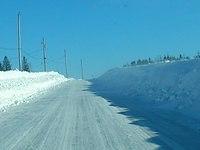 Rural Road in Winter